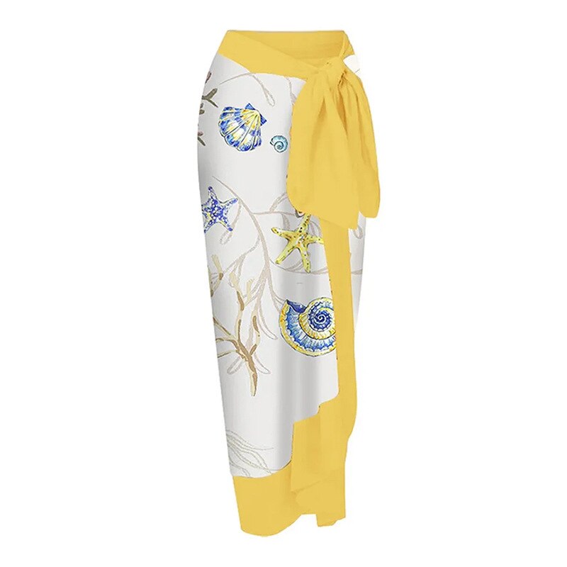 Ruffled Vintage High Waist Italian Shell Swimsuit Set