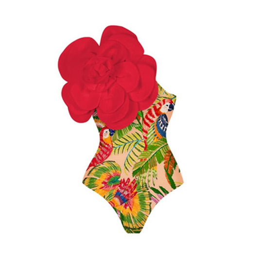 Floral Tropical One Piece Swimsuit