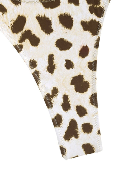 Leopard Print Butterfly Bikini Set